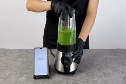 iCucina Portable Bullet Blender Fibrous Greens Test