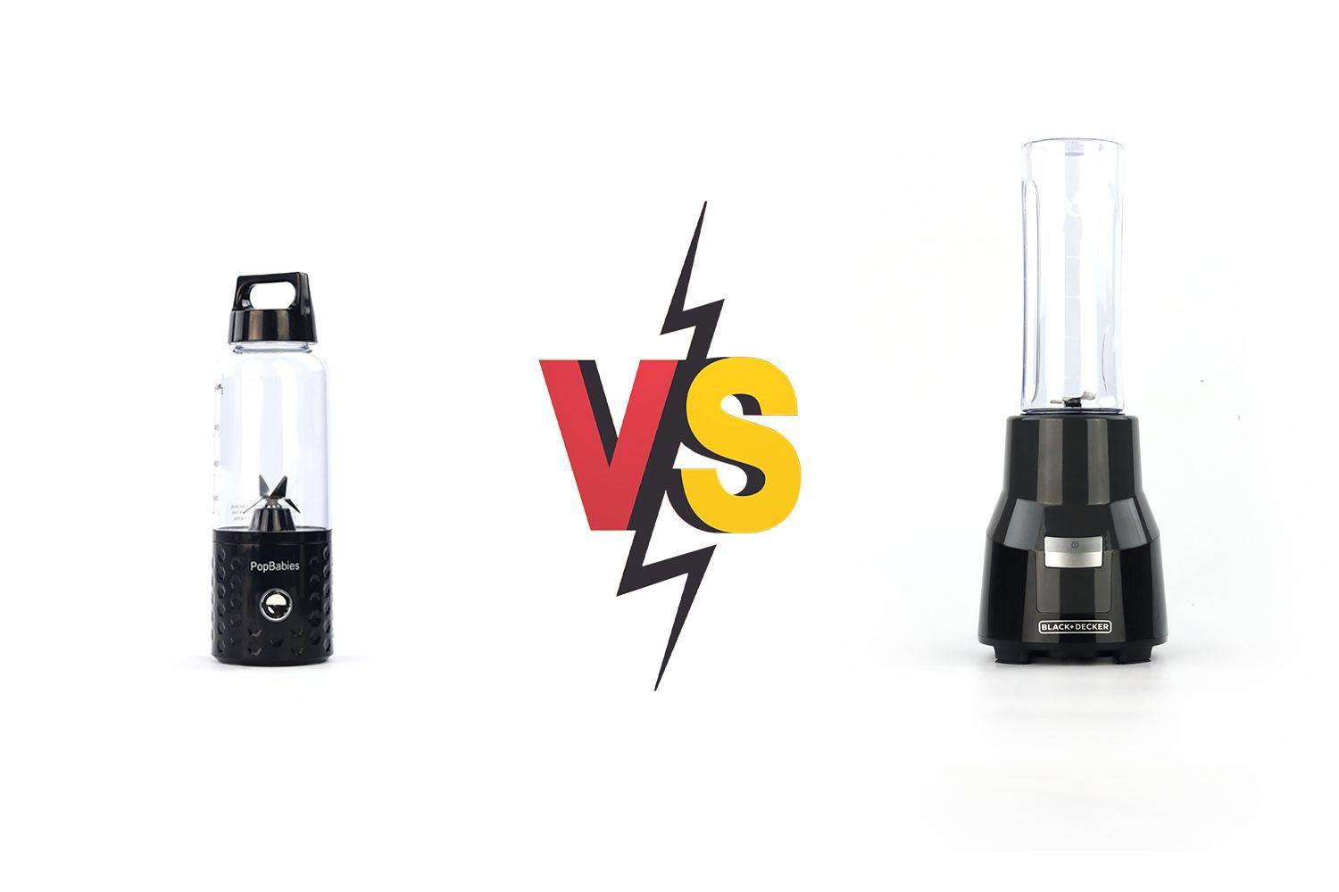 PopBabies Portable Blender vs. BLACK+DECKER FusionBlade Personal Blender