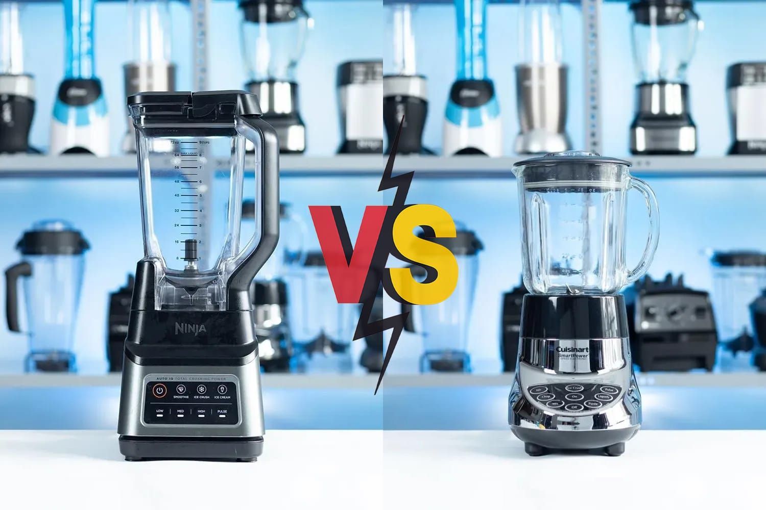 Ninja Professional Plus Blender with Auto-iQ (BN701) vs Cuisinart SmartPower Blender