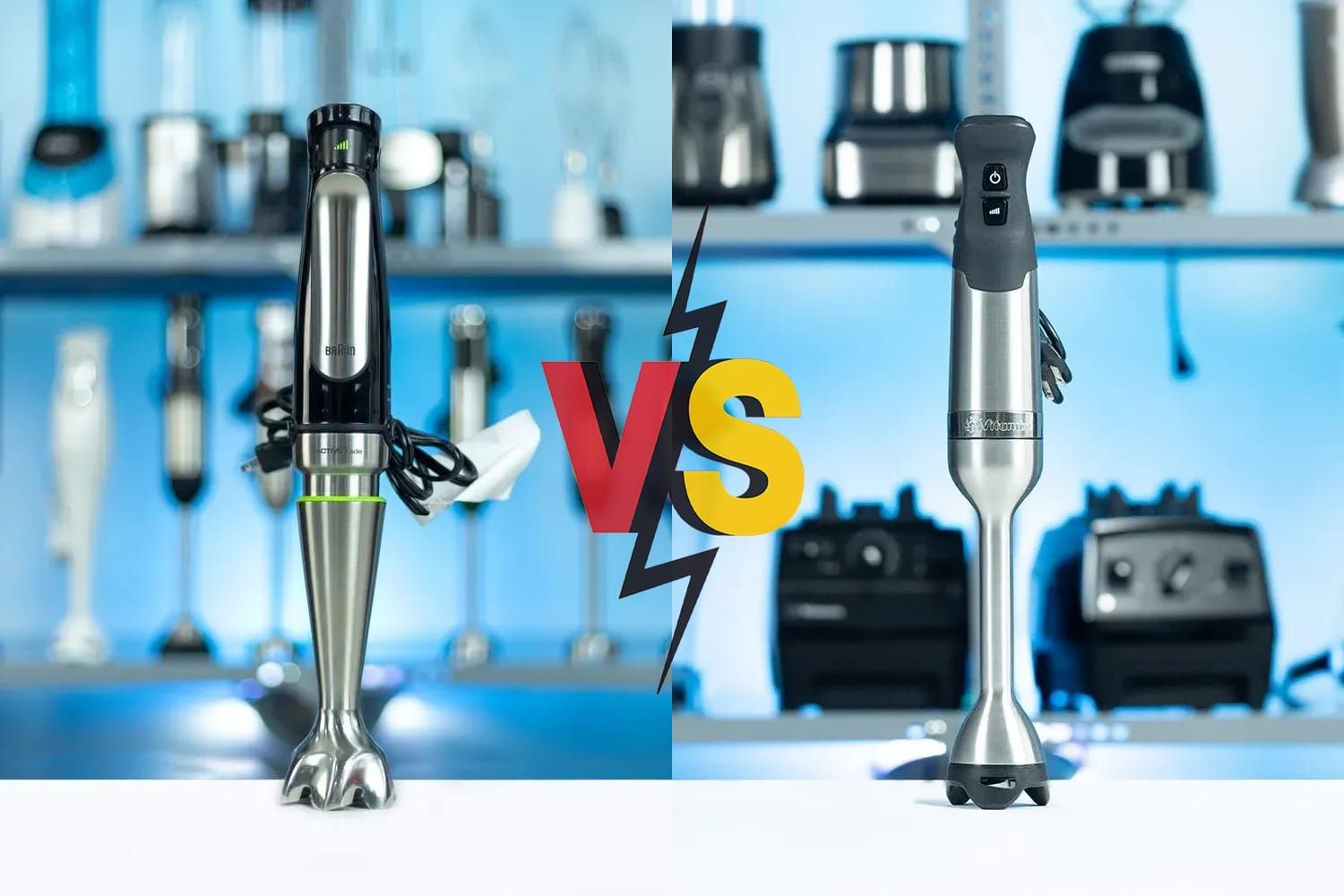 Braun Multiquick 7 Hand Blender vs Vitamix Immersion Blender