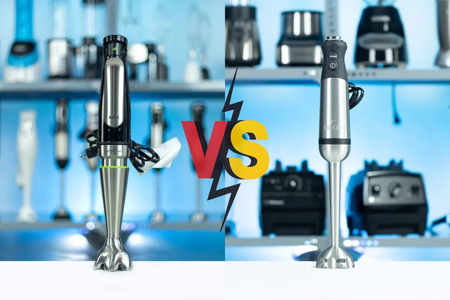 Braun Multiquick 7 Hand Blender vs All Clad Corded