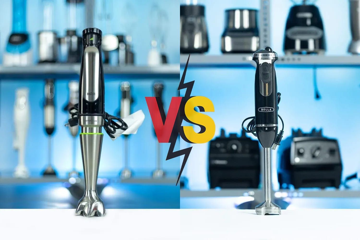 Braun Multiquick 7 Hand Blender vs Bella 10-Speed