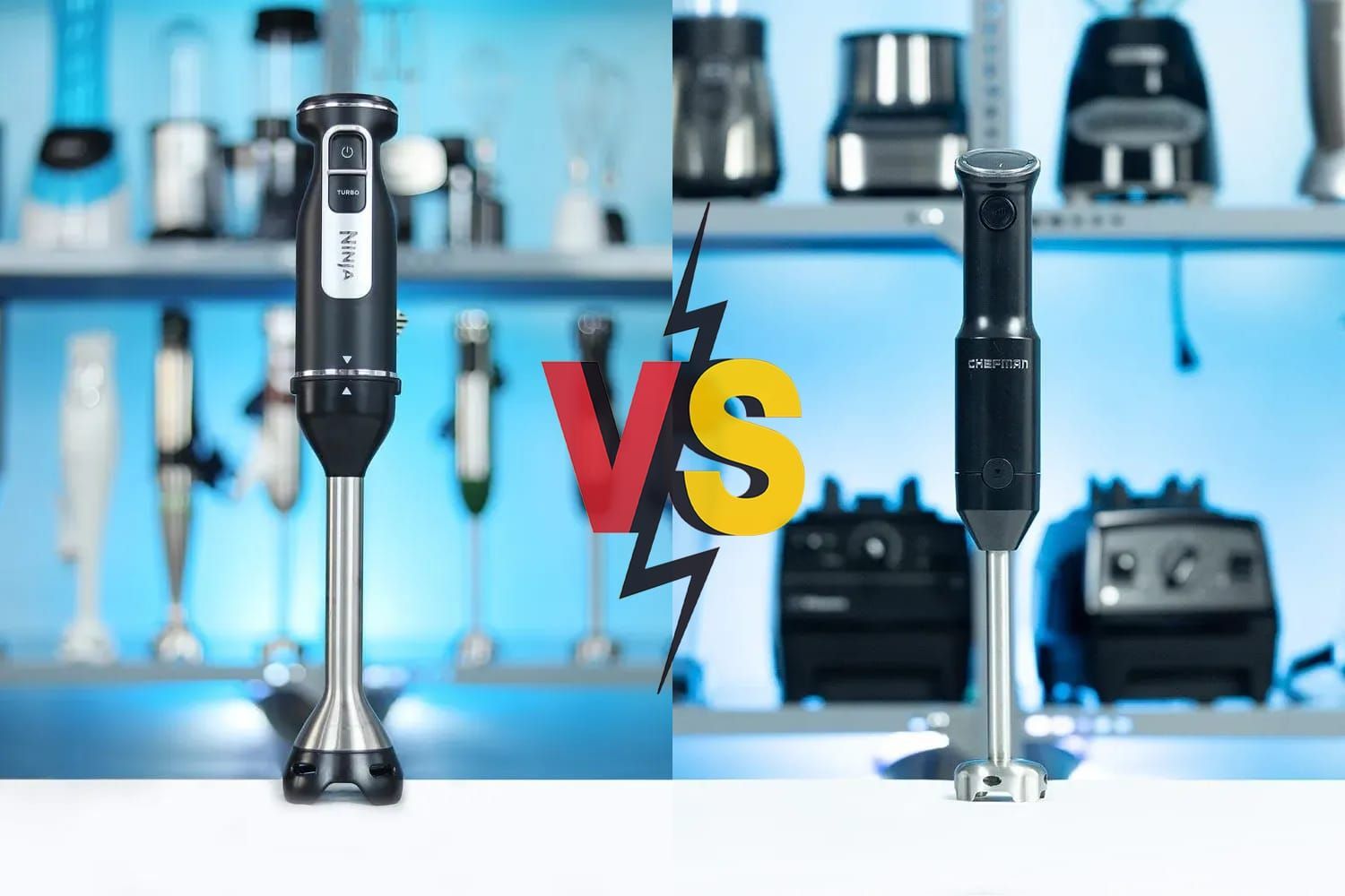 Ninja Foodi Power Mixer System Blender vs Chefman Cordless