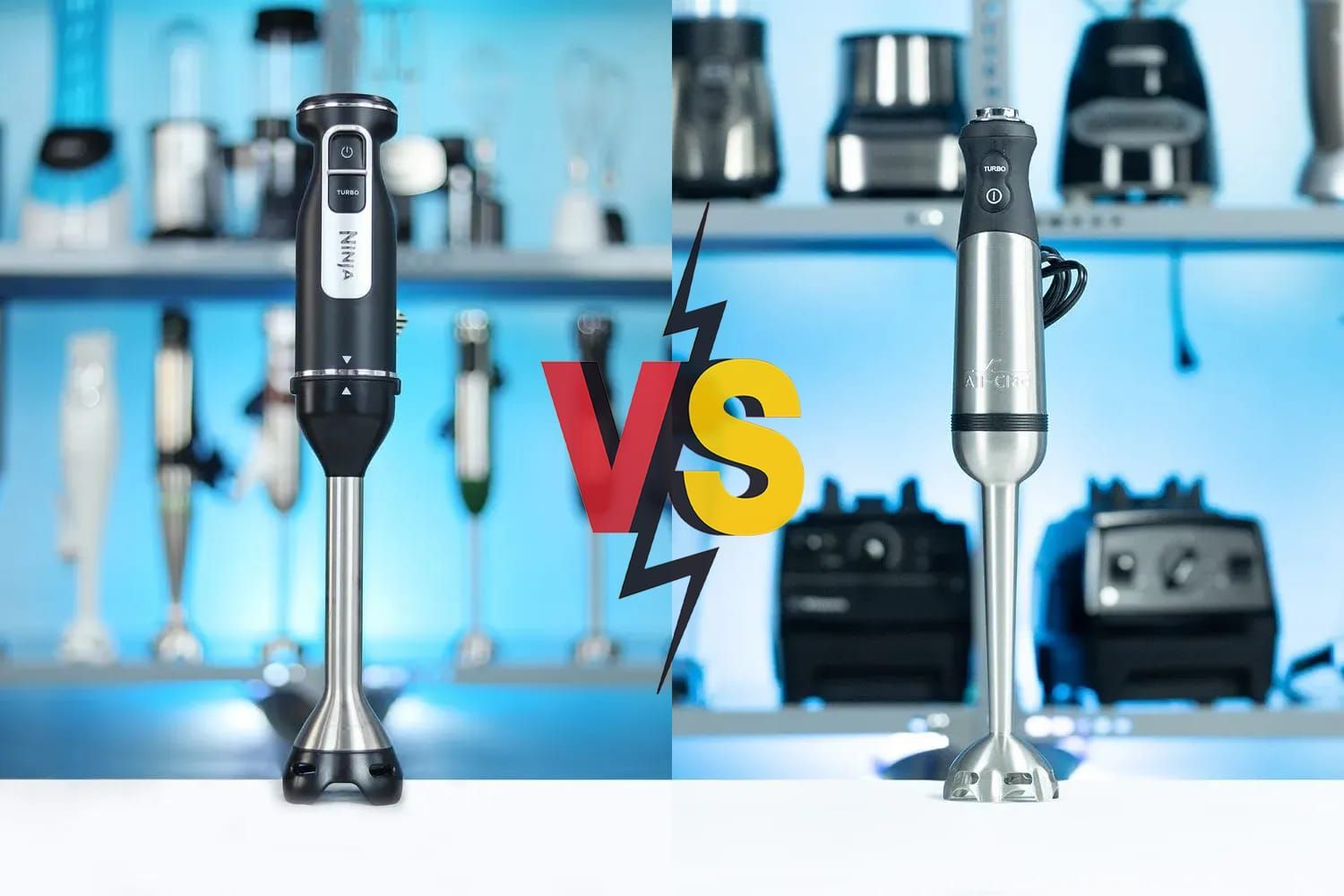 Ninja Foodi Power Mixer System Blender vs All Clad Corded