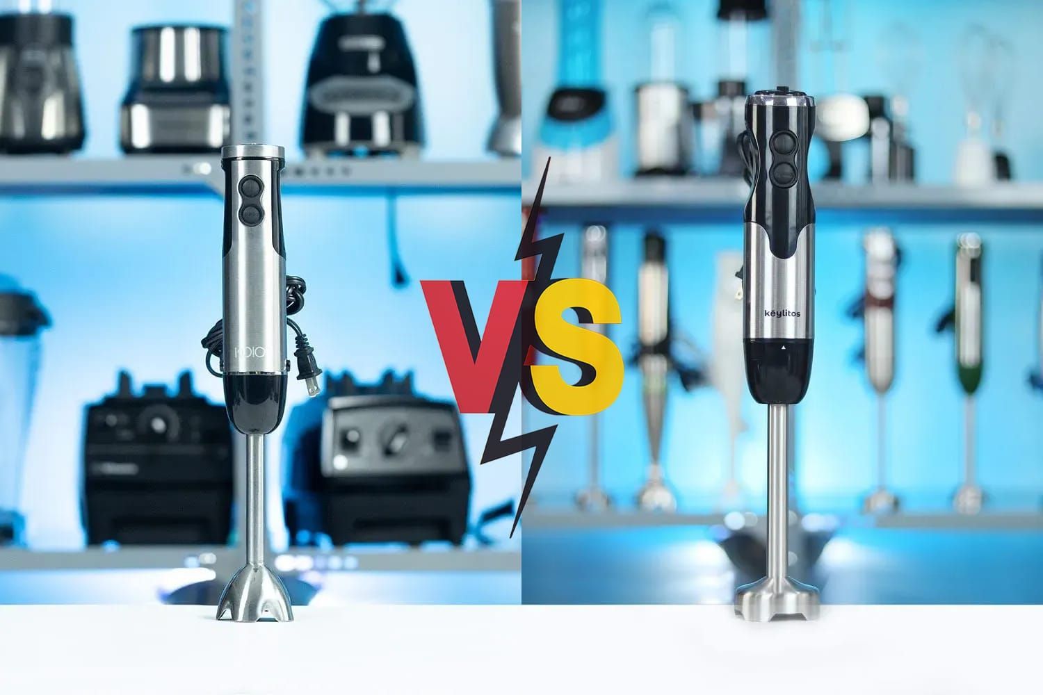 KOIOS 4-In-1 vs Keylitos 5 in 1 Hand Blender