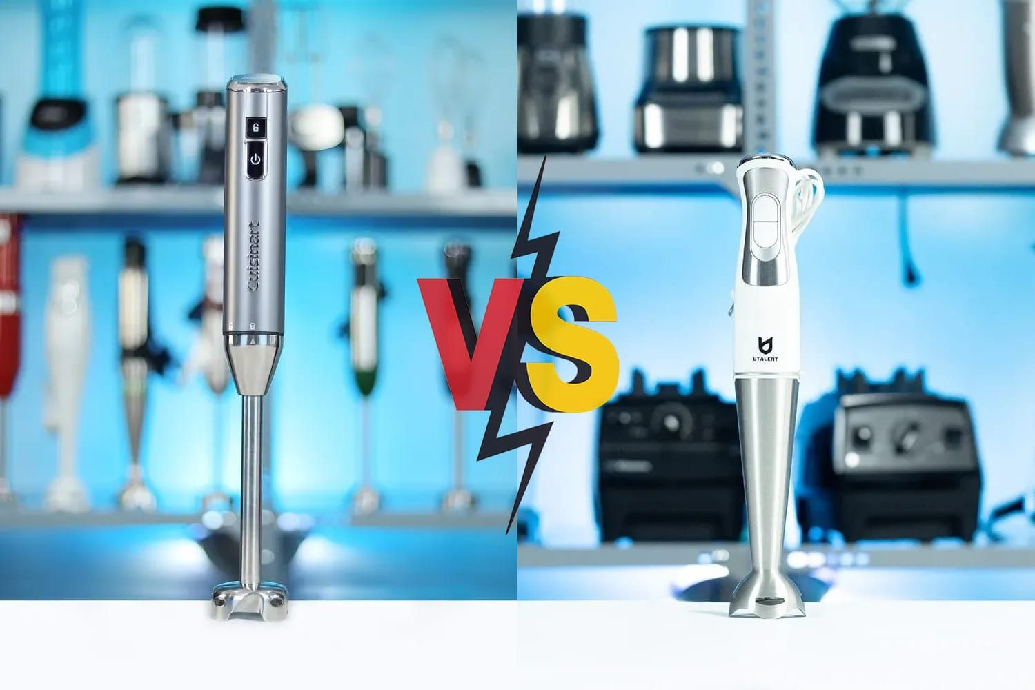 Cuisinart Evolutionx Cordless Hand Blender vs UTALENT 5-In-1