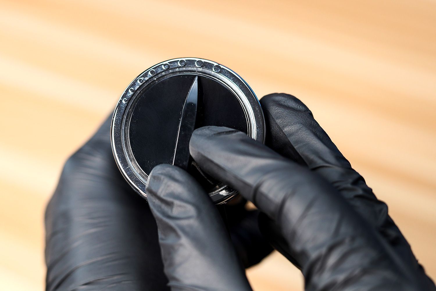 The Mueller’s top dial.