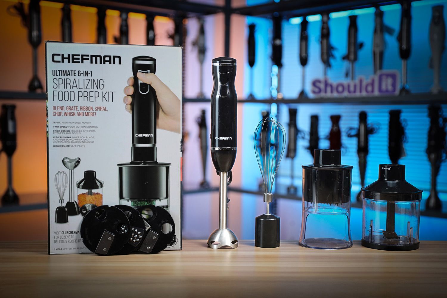 Chefman Vegetable Slicer 6-in-1 Immersion Blender Review