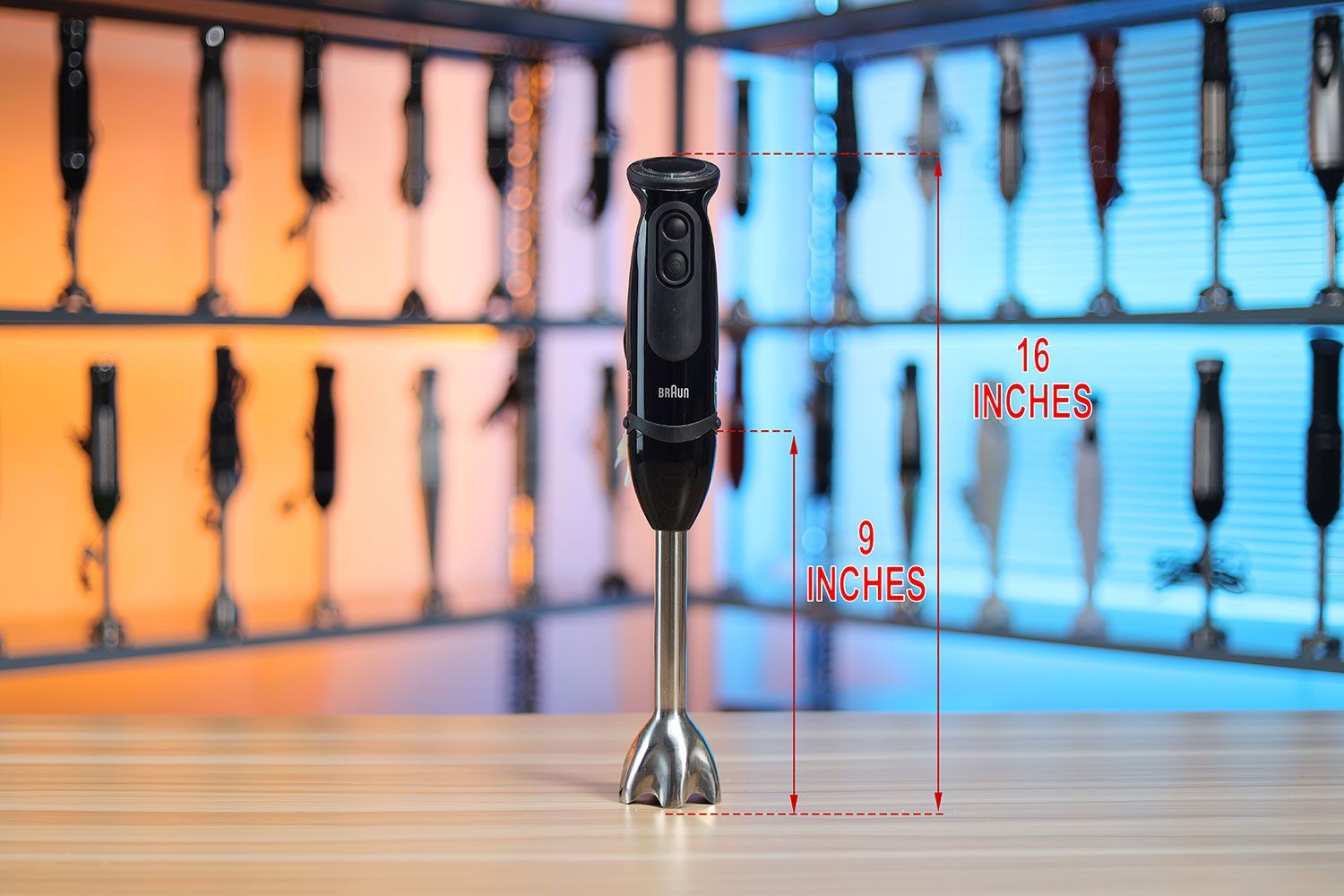 Braun MQ5025 Multiquick Vario Immersion Blender Dimensions