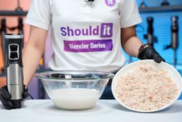 Amazon Basics Multi Speed Immersion Blender Almond Milk 1