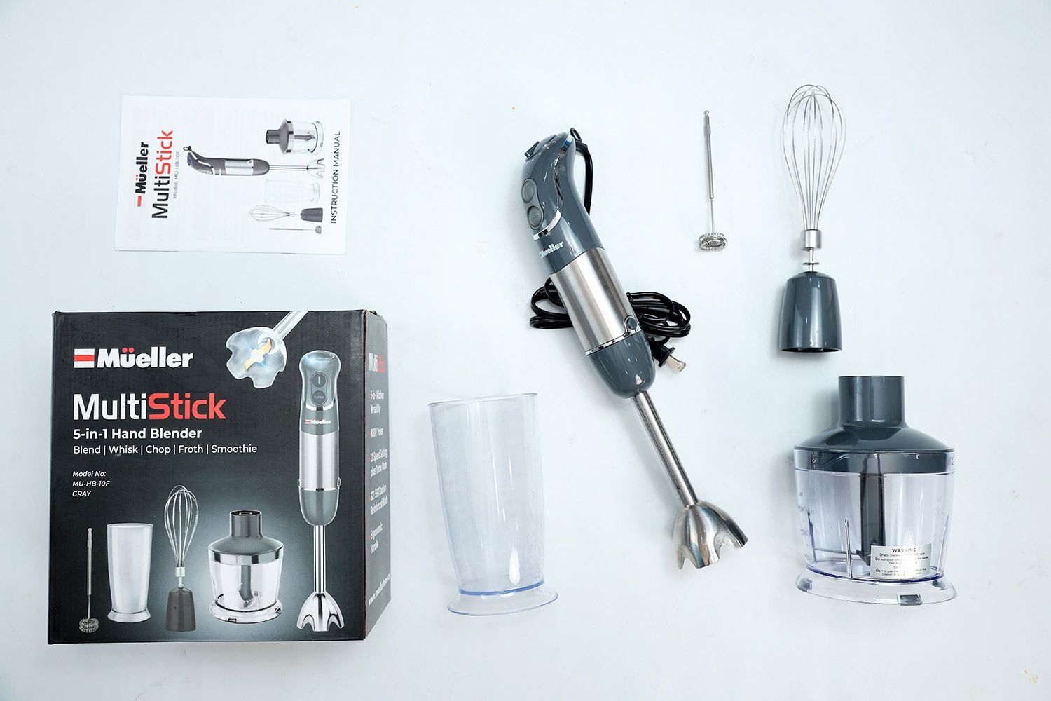 Mueller Multistick 5 in 1 Immersion Blender In the Box 