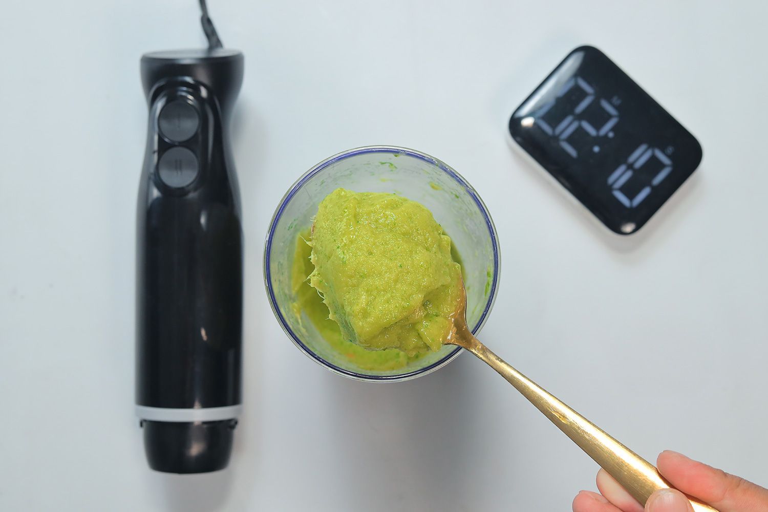 Bonsenkitchen Immersion Blender Frozen Fruit Smoothie