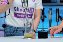 Amazon Basics Multi Speed Immersion Blender Egg White Test