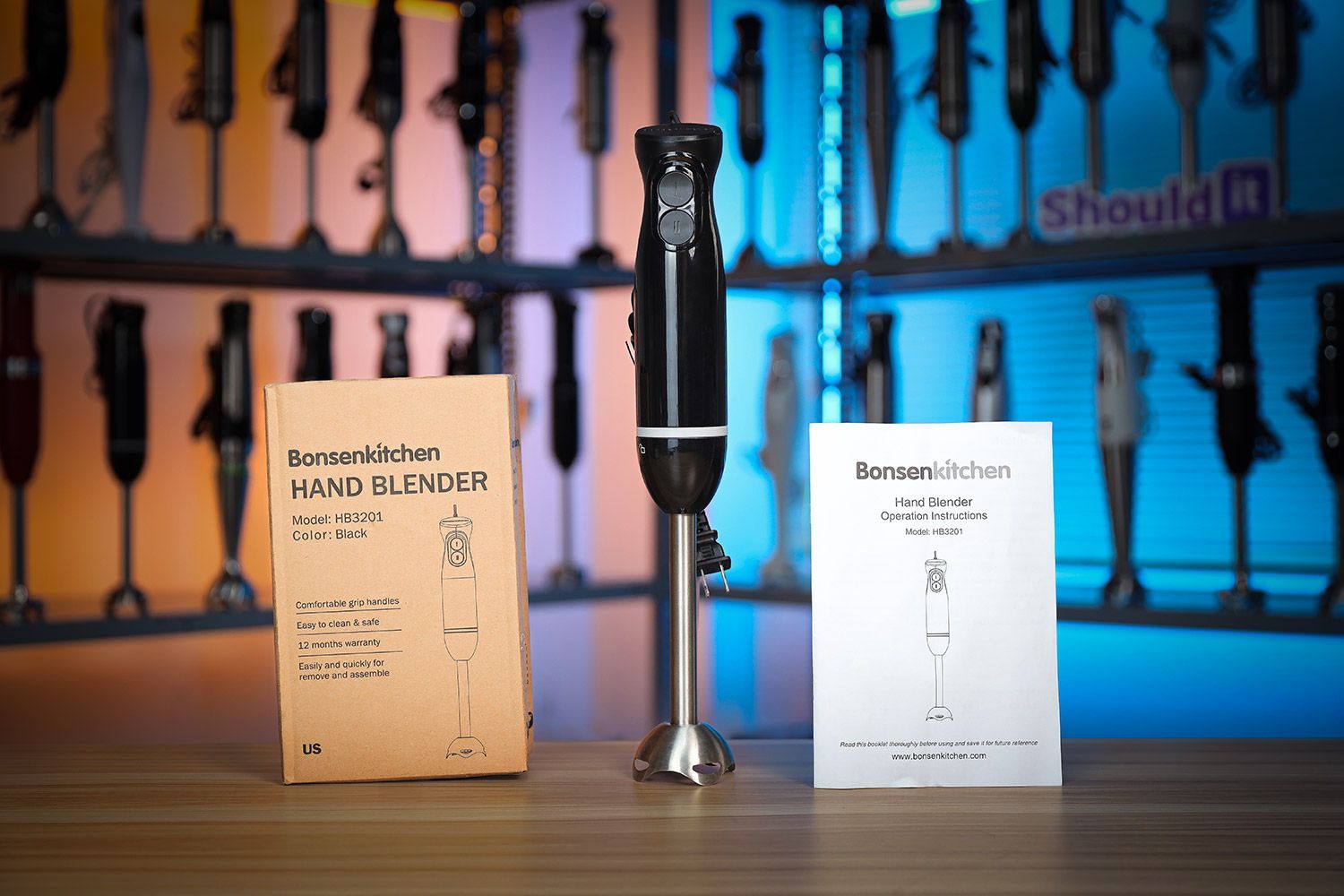 The Bonsenkitchen Basic 2-Speed Immersion Blender