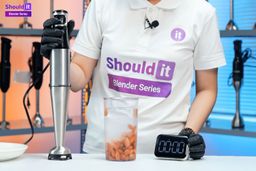 Turelar 5 in 1 1100W Immersion Blender Almond Milk Test