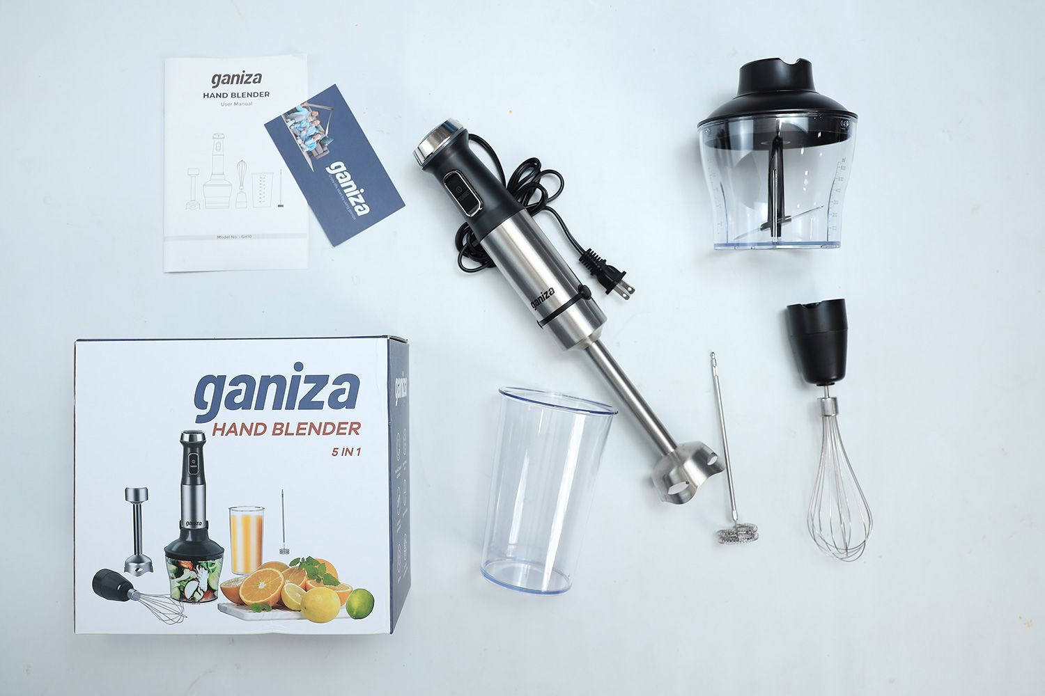 Ganiza 5 in 1 Immersion Blender In the Box