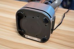 The Ninja TWISTi blender motor base underside