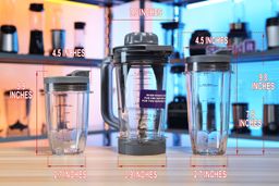 Ninja TWISTi blender cup size comparison and dimensions