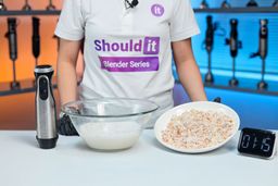 Bonsenkitchen 4 in 1 Immersion Blender Almond Milk