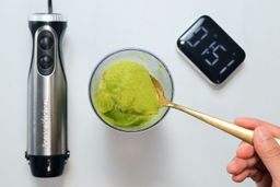 Bonsenkitchen 4 in 1 Immersion Blender Frozen Fruit Smoothie