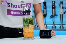 SHEANLAH 25 Speed Immersion Blender Frozen Fruit Smoothie Test Result