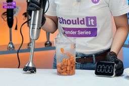 SHEANLAH 25 Speed Immersion Blender Almond Milk Test Result