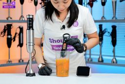 SHEANLAH 25 Speed Immersion Blender Hot Soup Puree Test Result