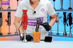 Ovente HS560R Immersion Blender Hot Soup Puree Test Result
