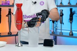Ovente HS560R Immersion Blender Almond Milk Test Result