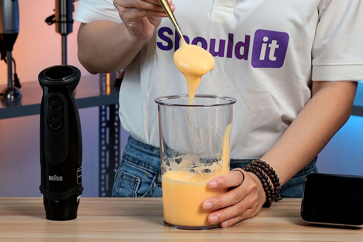 Braun Multiquick MQ5025 Hand Blender Mayo Test Result