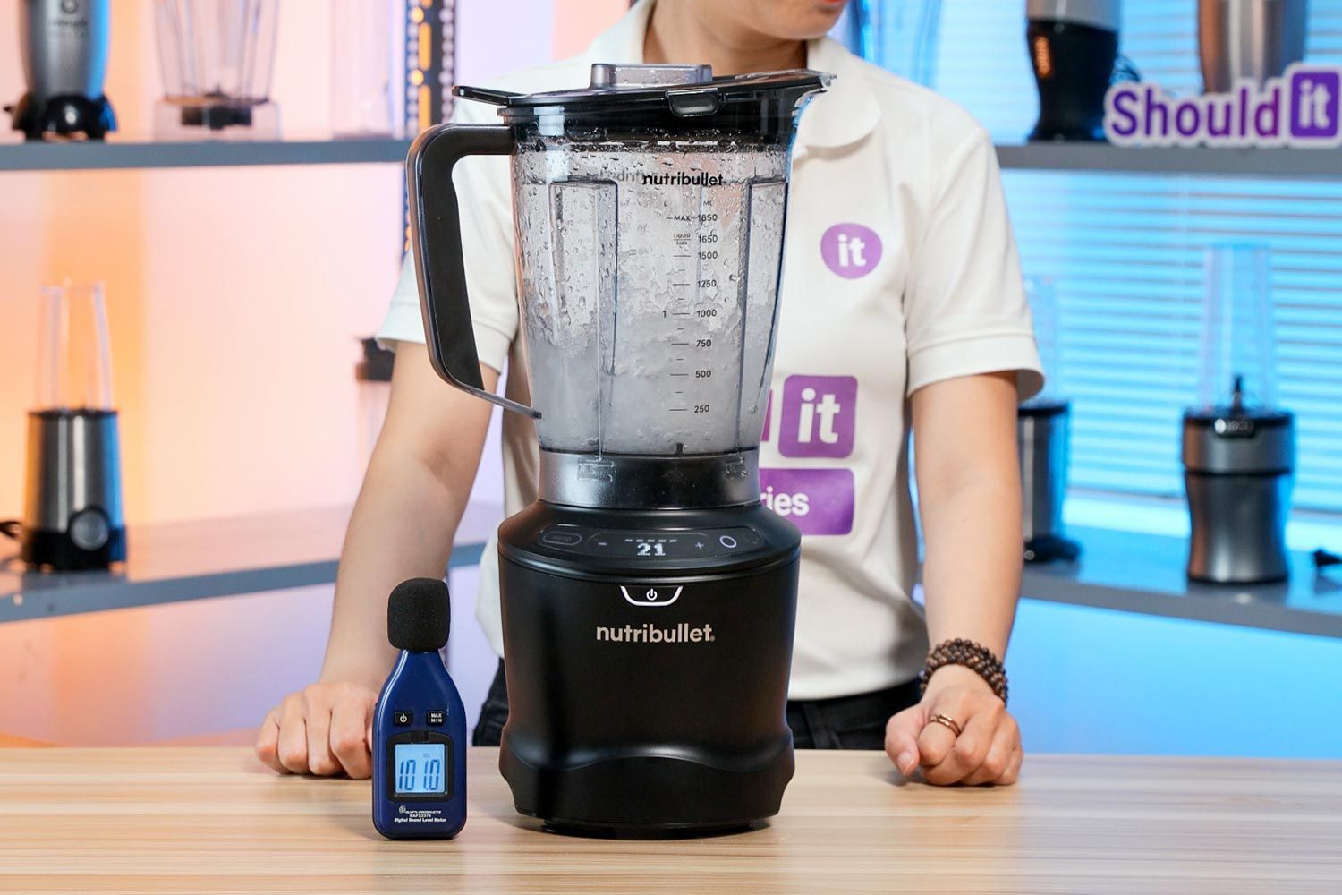 Nutribullet SmartSense Blender Combo Noise level
