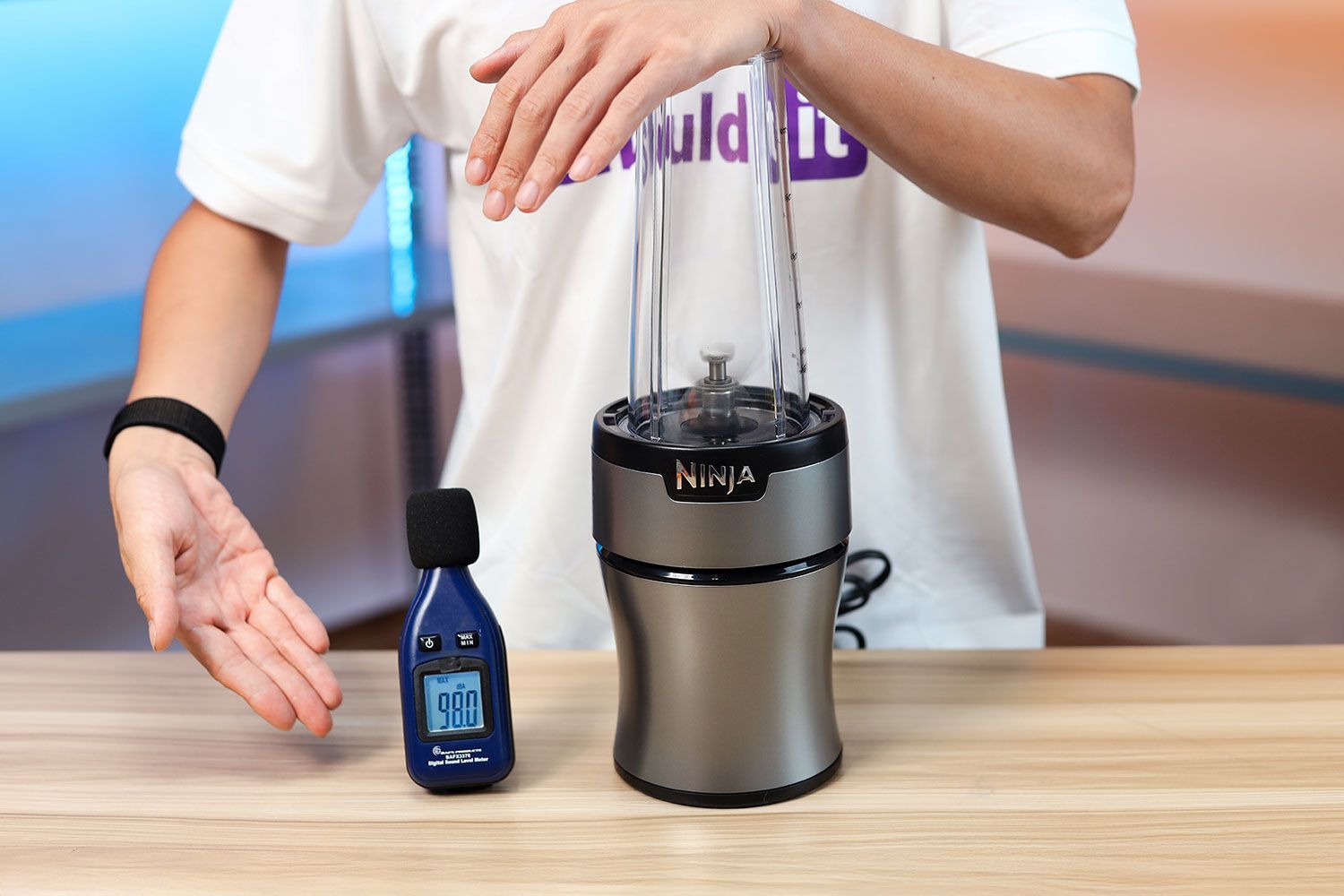 Ninja BN301 Nutri Blender Plus Personal Blender Speed and Controls
