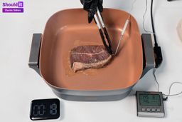 CRUX Electric Skillet 14620 Steaks Test Result