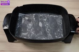 Elite Gourmet Electric Skillet EG-6203 Analyzing Heat Distribution Test Result