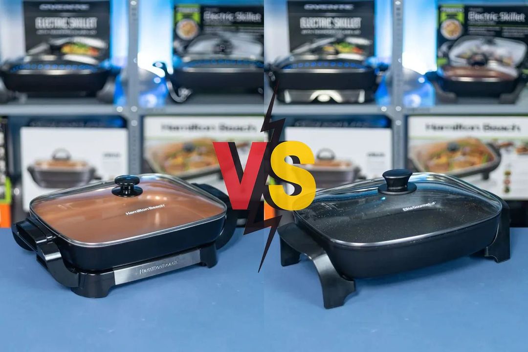Hamilton Beach Electric Skillet 38529K vs Elite Gourmet Electric