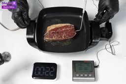 Nesco 8 inch Electric Skillet Steaks Test Result
