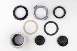 Support ring, mounting ring, cushion mount, fiber gasket, rubber gasket, sink flange, stopper, removable sink splash guard.