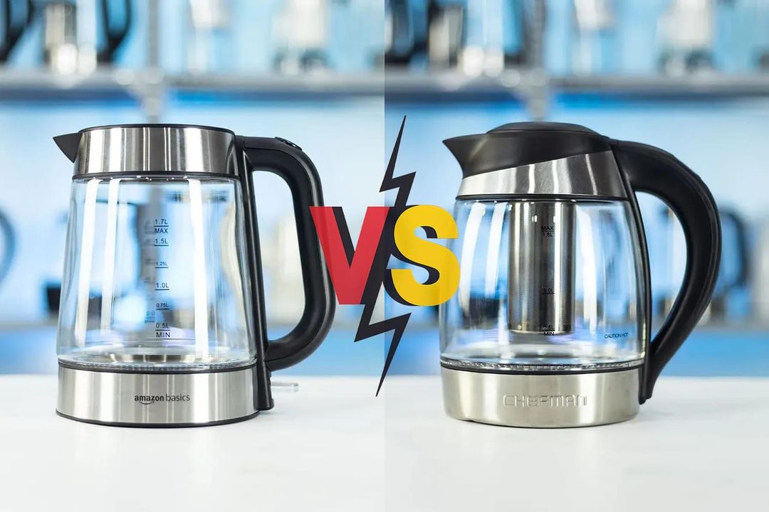 Amazon Basics Electric Glass Kettle vs Chefman Electric Kettle 5 Presets