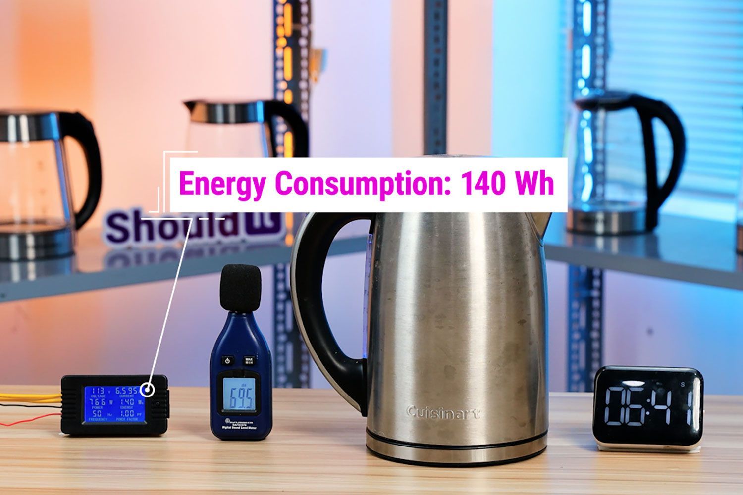 Cuisinart Electric Kettle 6 Presets CPK-17P1 Energy Consumption