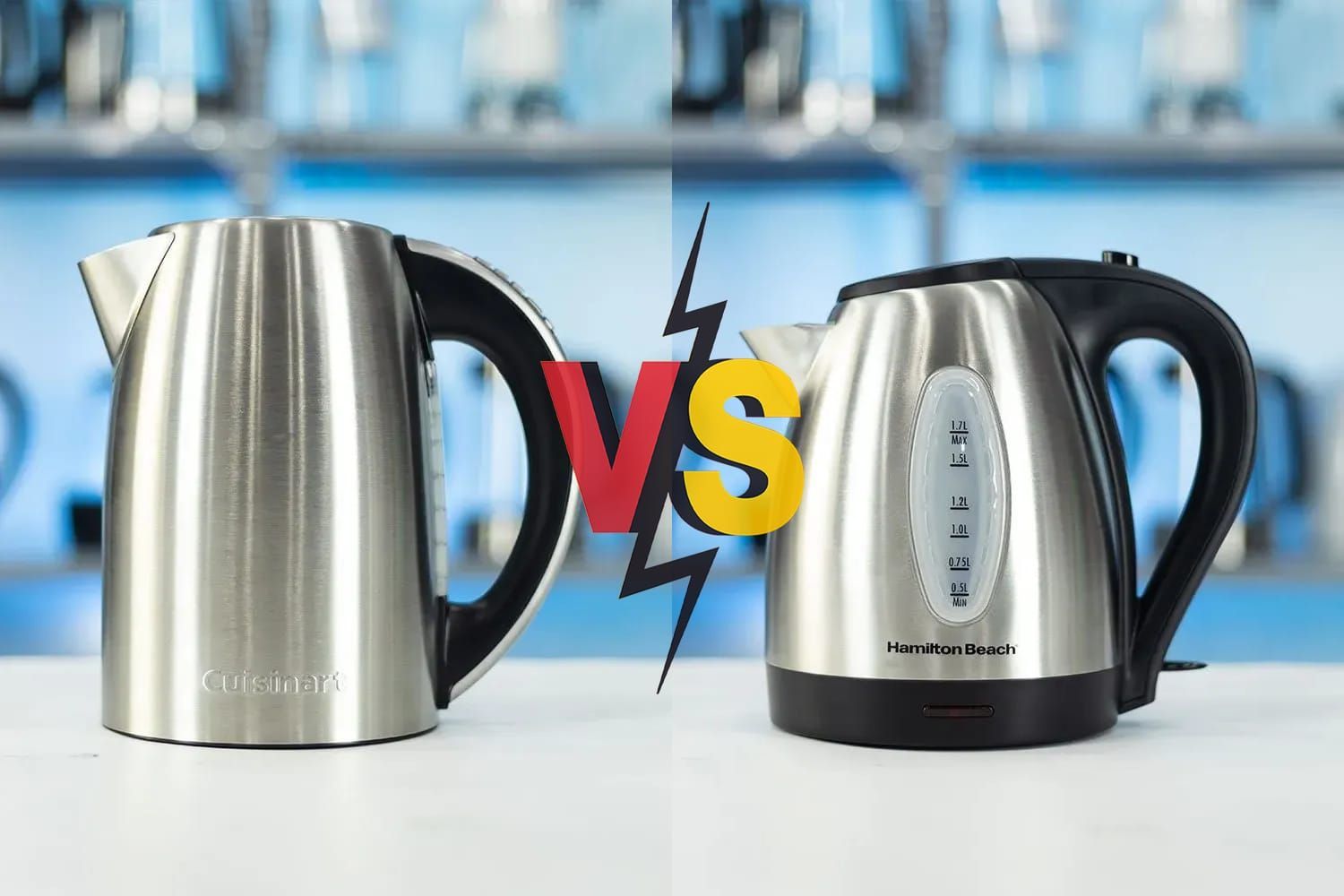 Cuisinart Electric Kettle CPK-17P1 vs Hamilton Beach Electric Kettle (40880)