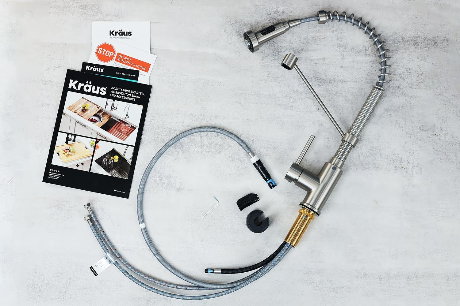 Kraus Bolden Pull Down Kitchen Faucet In the Box