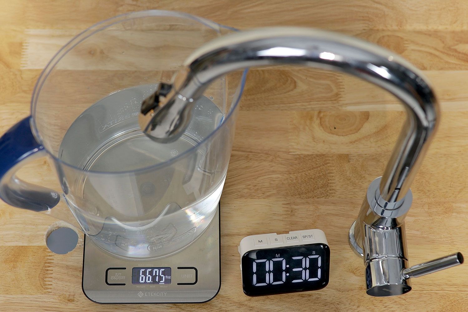 Wewe A1001L Kitchen Faucet Low Pressure Test