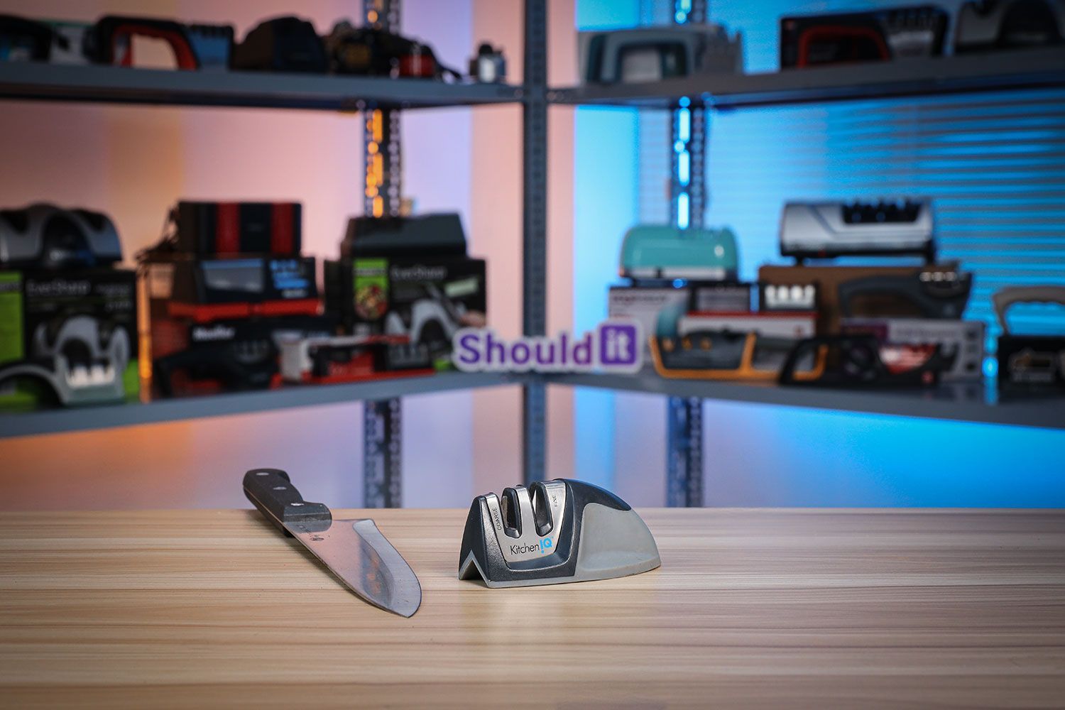 KitchenIQ Edge Grip 2-Stage Knife Sharpener Review