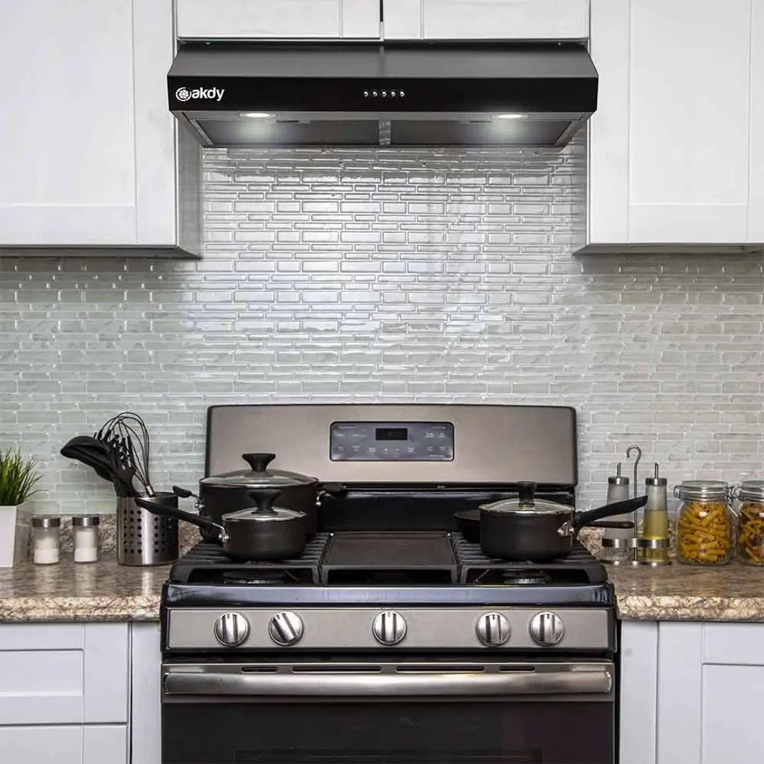 Ducted Range Hood On Wall