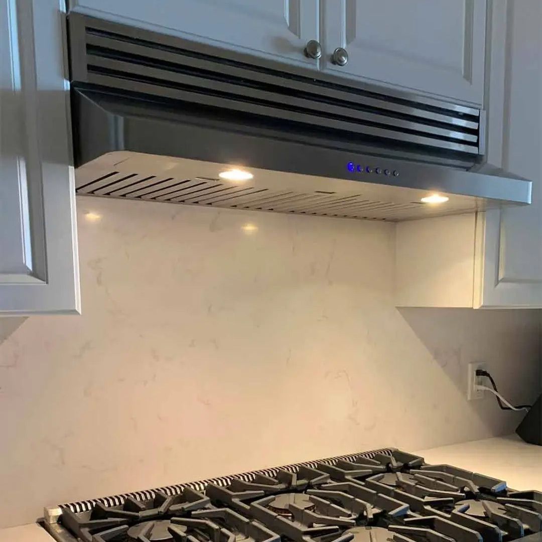 Ductless Range Hood Wall