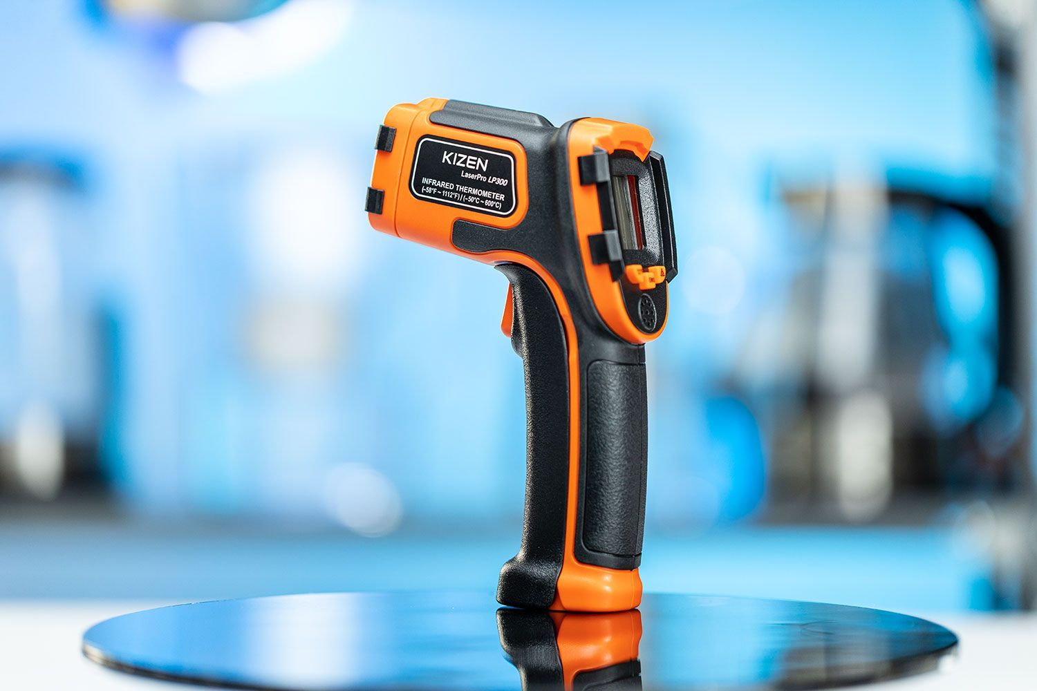 KIZEN LaserPro LP300 Infrared Thermometer Gun – Handheld, -58°F To 1112°F, Adjustable Emissivity