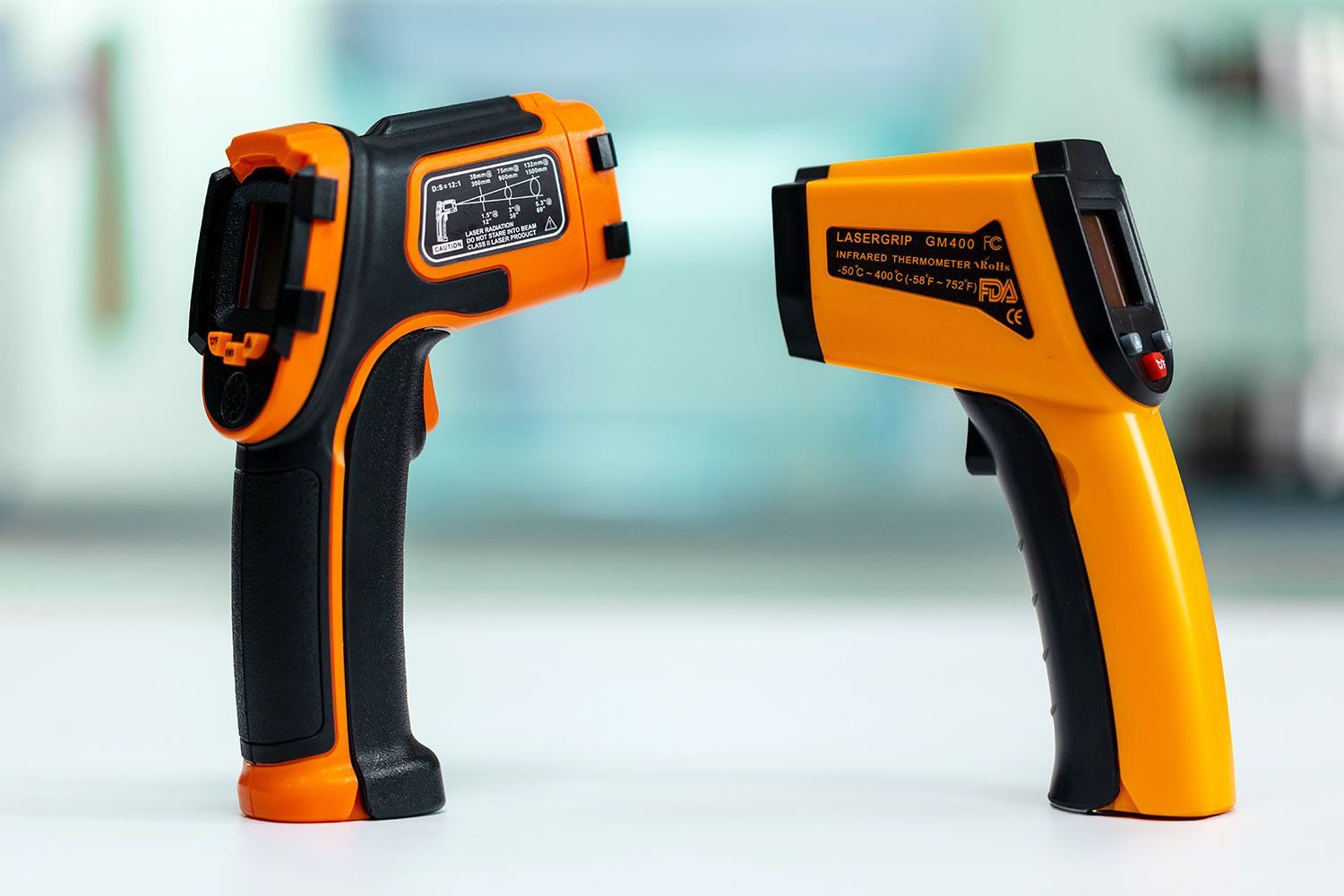 Kizen LaserPro LP300 vs Lasergrip GM400 Infrared Thermometer