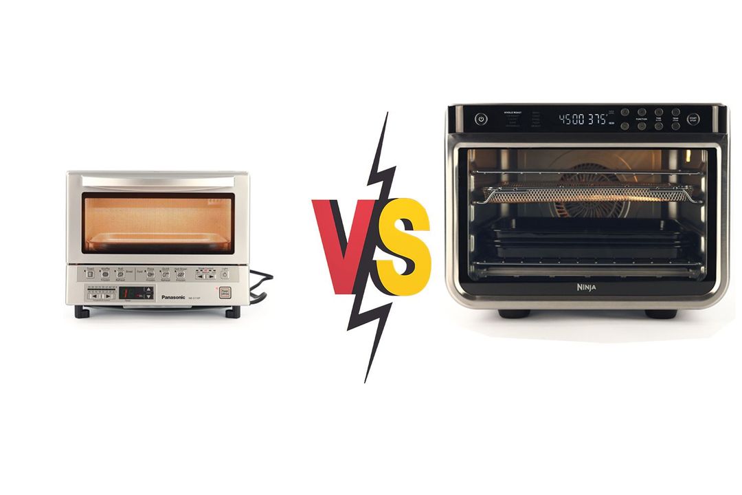 Panasonic FlashXpress vs Ninja Foodi XL Pro Toaster Oven Small or Large