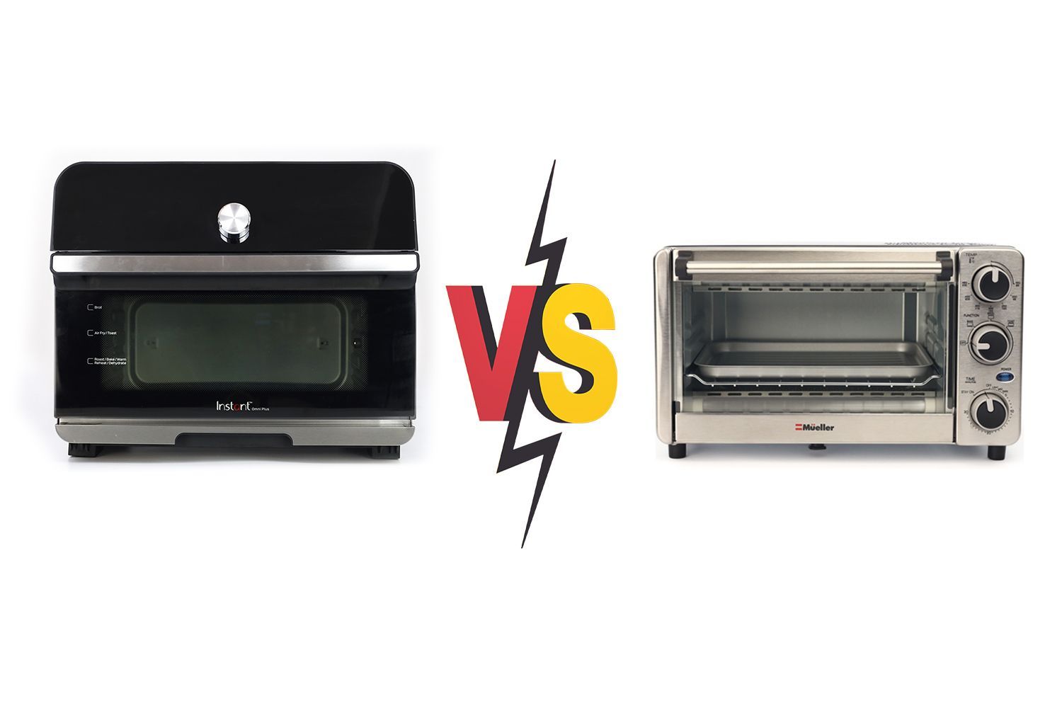 Instant Omni Plus 18L vs Mueller 4 Slice Toaster Oven