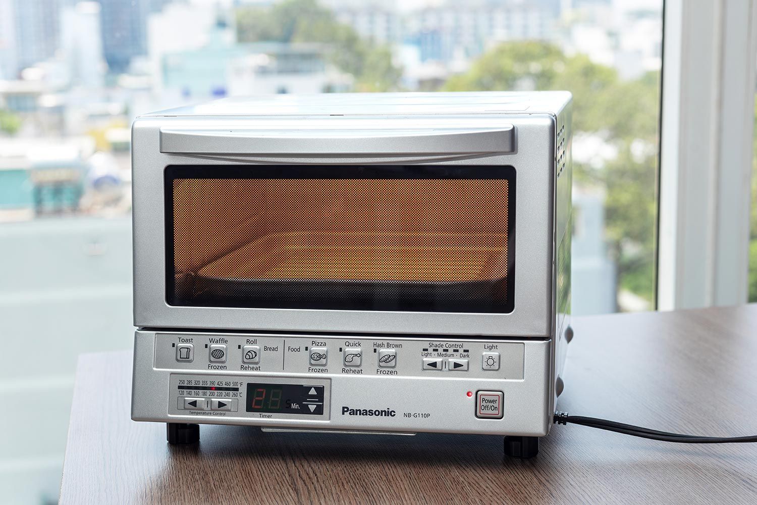 Panasonic flashxpress toaster oven in silver best sale